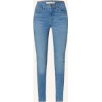 Indigofarbene LEVI'S Skinny Jeans aus Baumwolle für Damen Größe M 