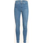 Indigofarbene LEVI'S Skinny Jeans aus Baumwolle für Damen Größe XS 