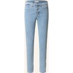 Reduzierte Indigofarbene LEVI'S Skinny Jeans aus Denim für Damen Größe S 