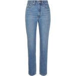 Blaue LEVI'S Slim Fit Jeans aus Denim für Damen Größe M für den für den Herbst 