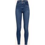 Reduzierte Indigofarbene LEVI'S Skinny Jeans aus Baumwolle für Damen Größe S 