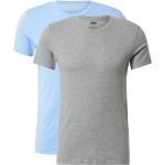 Blaue Kurzärmelige LEVI'S Rundhals-Ausschnitt T-Shirts für Herren Größe S 