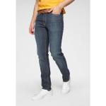 Blaue Unifarbene LEVI'S 511 Slim Fit Jeans mit Nieten mit Reißverschluss aus Baumwolle für Herren 