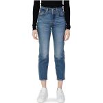 Blaue LEVI'S Slim Fit Jeans aus Baumwolle für Damen Weite 28, Länge 28 für den für den Herbst 