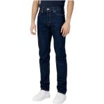 Reduzierte Blaue LEVI'S Slim Fit Jeans aus Baumwolle für Herren Weite 28, Länge 32 für den für den Frühling 