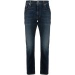 Reduzierte Indigofarbene Elegante LEVI'S Slim Fit Jeans mit Reißverschluss aus Denim für Herren Größe S 