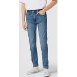 Blaue LEVI'S Slim Fit Jeans aus Baumwolle für Herren Weite 34, Länge 32 