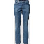 Reduzierte Hellblaue LEVI'S Slim Fit Jeans mit Reißverschluss aus Baumwollmischung für Herren Weite 30, Länge 30 