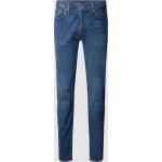 Reduzierte Hellblaue LEVI'S 511 Slim Fit Jeans mit Reißverschluss aus Baumwollmischung für Herren Weite 30, Länge 30 