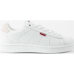 Weiße Casual LEVI'S Low Sneaker mit Schnürsenkel aus PU für Damen Größe 39 