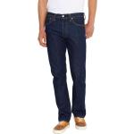 Reduzierte Blaue Nachhaltige Unifarbene LEVI'S 501 Straight Straight Leg Jeans mit Nieten mit Knopf aus Baumwolle für Herren Weite 29 - versandkostenfrei 