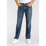 Indigofarbene Unifarbene Casual LEVI'S 514 Jeans mit Stickerei mit Reißverschluss für Herren Größe M 