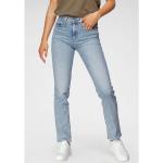 Blaue Casual LEVI'S Stretch-Jeans mit Reißverschluss aus Baumwolle für Damen Größe XXL 