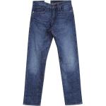 Reduzierte Blaue LEVI'S Straight Leg Jeans mit Reißverschluss aus Denim für Herren 