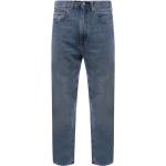 Reduzierte Blaue Bestickte LEVI'S Jeans mit Stickerei mit Reißverschluss aus Baumwolle für Herren Größe S 