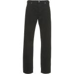 Reduzierte Schwarze LEVI'S 501 Original Fit Straight Leg Jeans aus Baumwolle für Herren Weite 31 