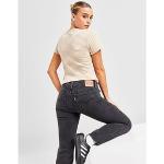 Schwarze LEVI'S Hüftjeans & Low Waist Jeans mit Reißverschluss aus Baumwolle für Damen 