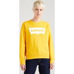 Reduzierte Gelbe Unifarbene LEVI'S Rundhals-Ausschnitt Damensweatshirts aus Baumwolle Größe XS für den für den Herbst 