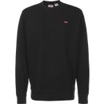 Schwarze Unifarbene Rundhals-Ausschnitt Herrensweatshirts Größe L 