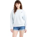 Weiße Unifarbene LEVI'S Damensweatshirts Größe XS für den für den Herbst 