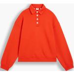 Reduzierte Orange LEVI'S Damensweatshirts Größe M 