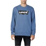 Blaue Langärmelige LEVI'S Herrensweatshirts Größe L für den für den Herbst 