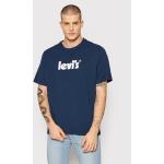 Reduzierte Dunkelblaue LEVI'S T-Shirts für Herren Größe XS 