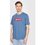 Reduzierte Blaue LEVI'S T-Shirts für Herren Größe M 