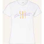Reduzierte Weiße LEVI'S T-Shirts aus Baumwolle für Damen Größe S 