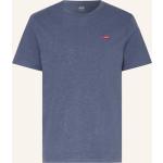 Blaue LEVI'S T-Shirts aus Baumwolle für Herren Übergrößen 