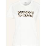 Beige LEVI'S T-Shirts aus Baumwolle für Damen Größe S 