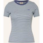 Hellgrüne LEVI'S T-Shirts aus Baumwolle für Damen Größe S 