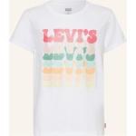 Pinke LEVI'S Bio T-Shirts mit Glitzer aus Baumwolle für Damen 