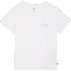 Levi's® T-Shirt, Baumwolle, Logo-Detail, für Damen, weiß, XL