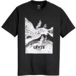 Schwarze LEVI'S T-Shirts für Herren Größe L 