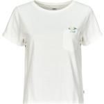 Reduzierte Weiße LEVI'S Shirts mit Tasche für Damen Größe M 