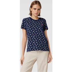 Levi's® T-Shirt mit floralem Allover-Muster (XS Rauchblau)