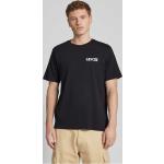 Schwarze Unifarbene LEVI'S T-Shirts aus Baumwolle für Herren Größe M 