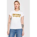 Reduzierte Weiße LEVI'S T-Shirts für Damen Größe XXS 