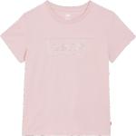 Pinke Kurzärmelige LEVI'S Rundhals-Ausschnitt T-Shirts für Damen Größe L 