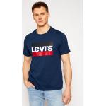 Reduzierte Dunkelblaue LEVI'S T-Shirts für Herren Größe L 