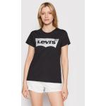 Reduzierte Schwarze LEVI'S T-Shirts für Damen Größe XXS 