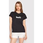 Reduzierte Schwarze LEVI'S T-Shirts für Damen Größe XXS 
