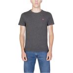 Reduzierte Graue LEVI'S T-Shirts aus Baumwolle für Herren Größe XS 