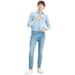 Blaue Elegante LEVI'S 512 Slim Fit Jeans aus Denim für Herren Größe XXL Weite 32 