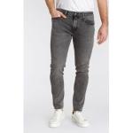 Reduzierte Schwarze LEVI'S 512 Slim Fit Jeans aus Denim für Herren Größe XXL 
