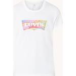 Weiße LEVI'S T-Shirts für Damen Größe XS für den für den Sommer 