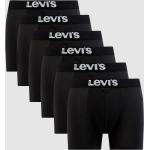Schwarze LEVI'S Herrenunterwäsche aus Baumwolle Größe S 6-teilig 