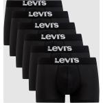 Schwarze LEVI'S Herrenunterwäsche aus Baumwolle Größe XL 6-teilig 