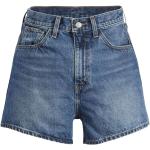 Reduzierte Blaue LEVI'S Vintage Clothing Jeans-Shorts aus Denim für Damen für den für den Sommer 